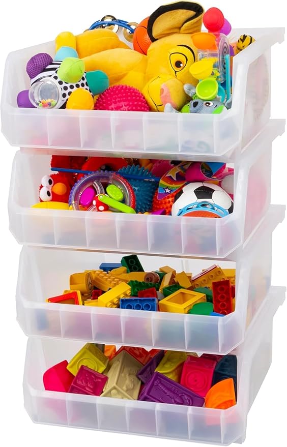 Plastic Containers for Organizing and Storage Bins for Closet, Garage or Pantry by Akro-Mils