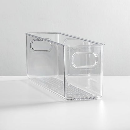 mDesign Plastic Long Stackable Storage Organizer Container, Organization Bin - Image 5