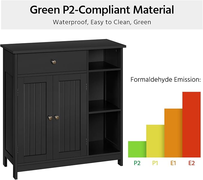 Yaheetech Bathroom Storage Cabinet - Image 9