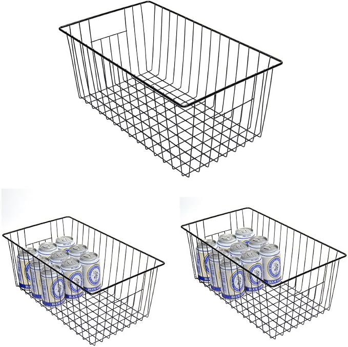 16inch Upright Freezer Organizer Baskets by Y.Z.Bros