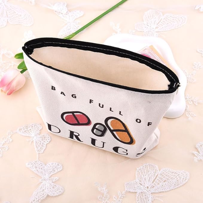YangQian Medicine Storage Bag for Travel Medication Pouch Gifts for Women Nurse - Image 6