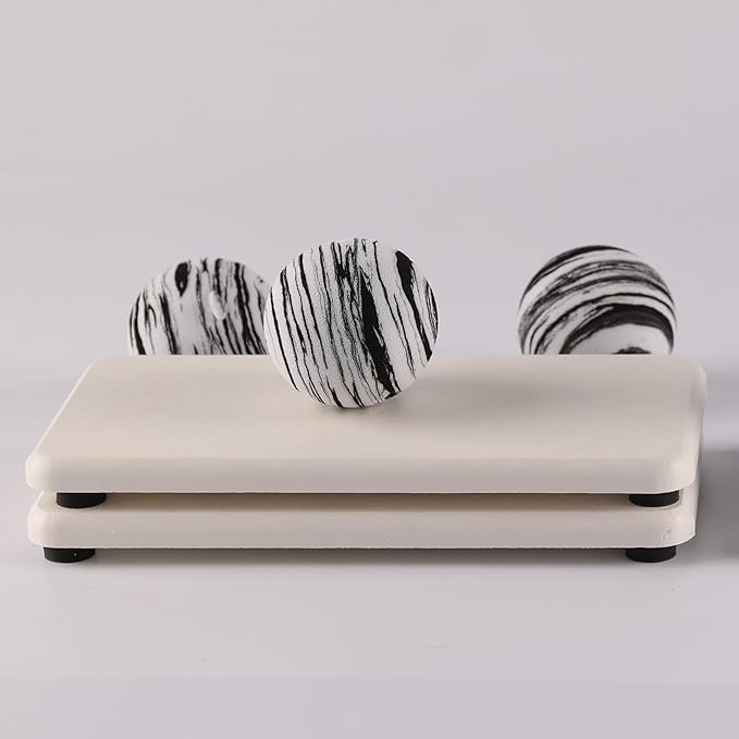 2 Pcs Water Absorbing Stone Trays, Kitchen/Bathroom Sink Soap Dish, Diatomite - Image 2