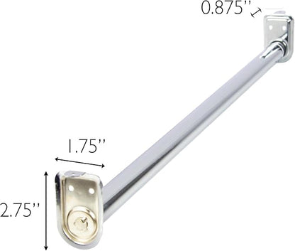 40 Inch to 72 Inch Adjustable Closet Rod - Image 2