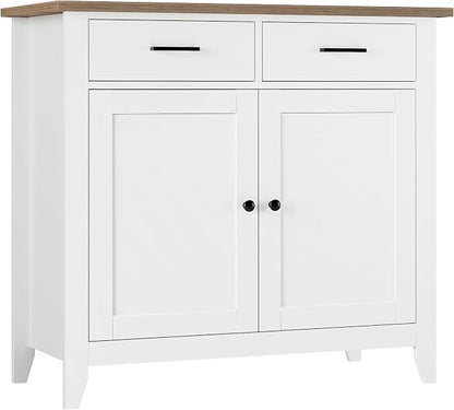 HORSTORS Farmhouse Kitchen Storage Cabinet, Small Buffet, Coffee Bar, 35.8"W by HORSTORS