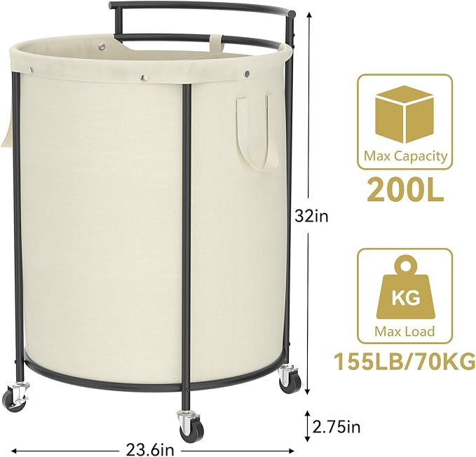 Chrislley 200L Laundry Basket - Image 6