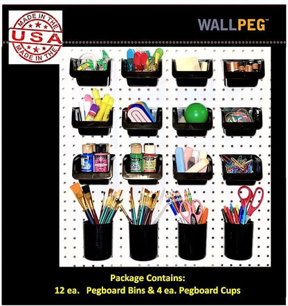 WallPeg Pegboard Bins & Cups by Wallpeg%E2%80%93PegboardAccessories