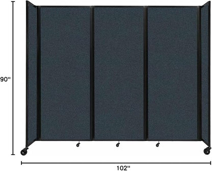 Versare Room Divider 360 Portable Wall Partition | Folding Panels | Large - Image 9