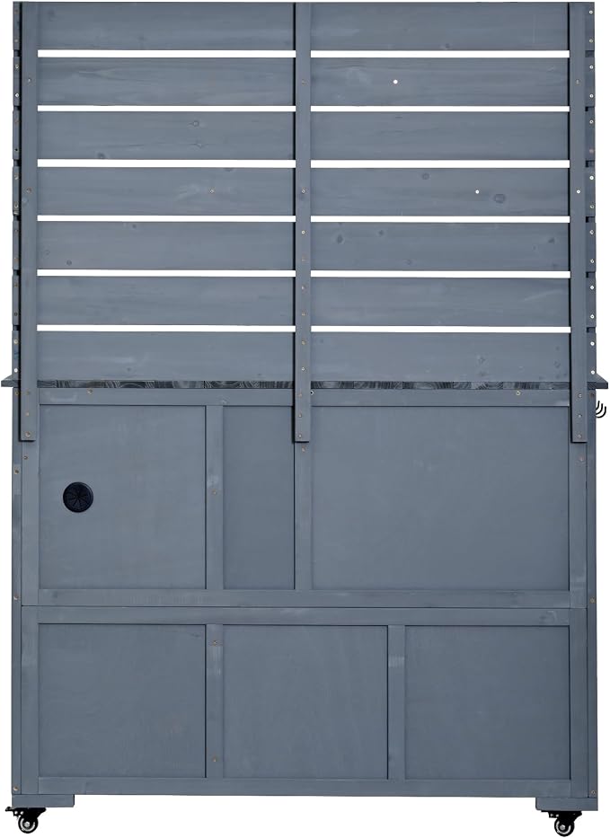 65''H Large Garden Potting Bench, - Image 9