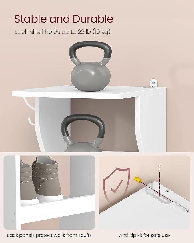 VASAGLE 9-Tier Vertical Shoe Rack, Narrow Shoe Storage Organizer - Image 7