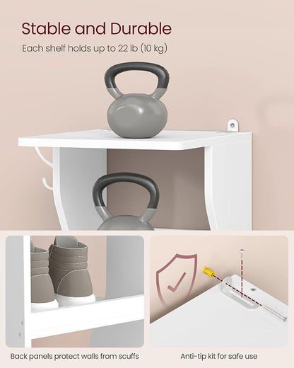VASAGLE 9-Tier Vertical Shoe Rack, Narrow Shoe Storage Organizer - Image 7