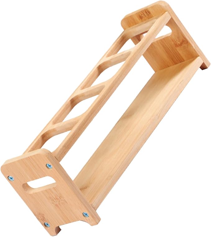 TOPINCN Rack Organizer, Storage Holder Seasoning Storage 4 Holes Shelf - Image 7