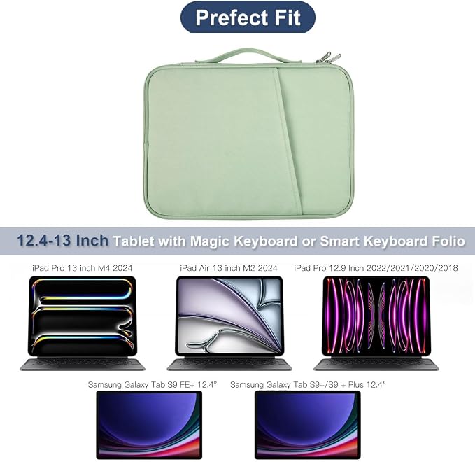 12.9 Inch Tablet Sleeve Bag for 2025 2024 iPad Pro M5 M4/iPad Air M4 M3 M2 - Image 3