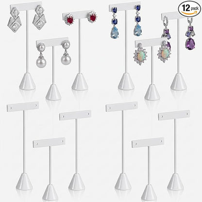 Marsui 12 Pcs Earring Display Set T Bar Earring Display Stand by Marsui