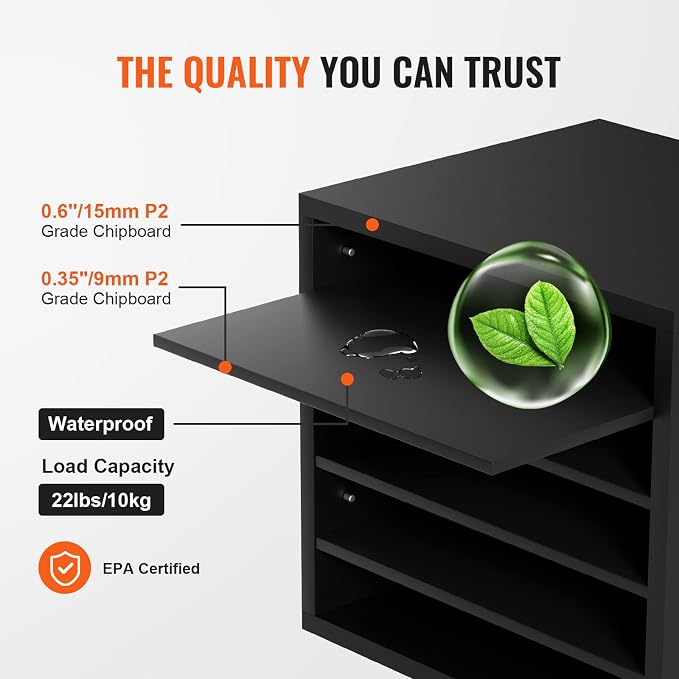 VEVOR Literature Organizers, 5 Compartments Office Mailbox - Image 3