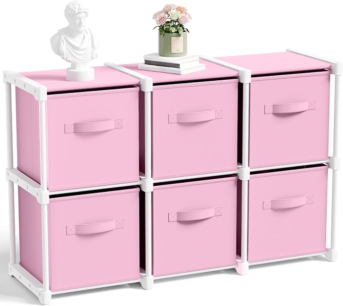 Briwooody 6 Cube Storage Organizer Bins by Briwooody