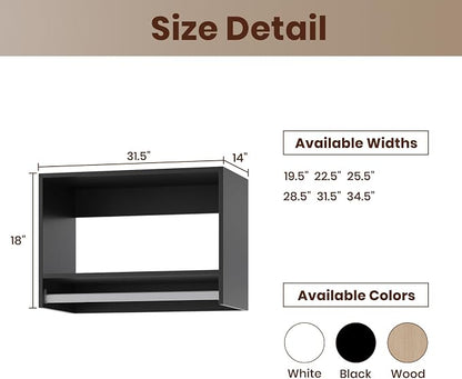 ROOMTEC 31.5" Tall Hanging Closet Unit, Modular Closet System - Image 2