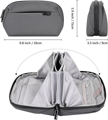 Electronics Cord Organizer Travel Case, Charger Pouch, Tech Accessories - Image 2