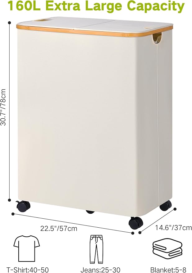 efluky Double Laundry Hamper - Image 6