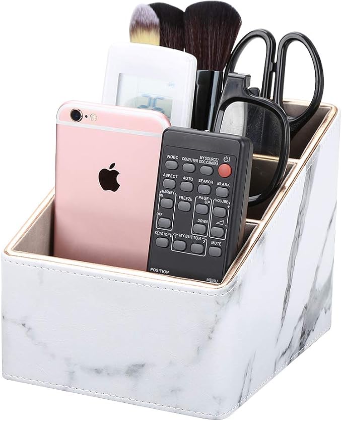 KINGFOM Remote Control Holder by KingfomLeatherHomeOfficeDecor
