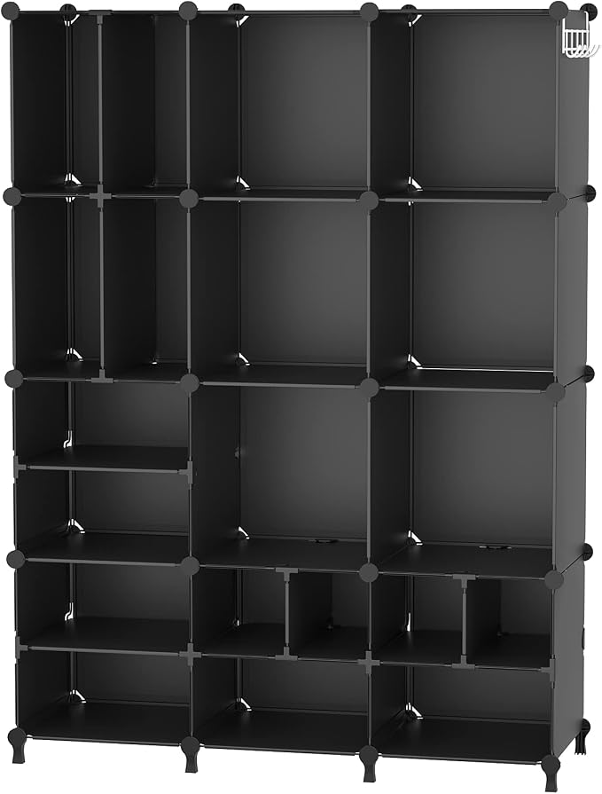 AWTATOS Cube Storage Closet Organizer Storage 12 Cube Shelves, Large and Small by AWTATOS