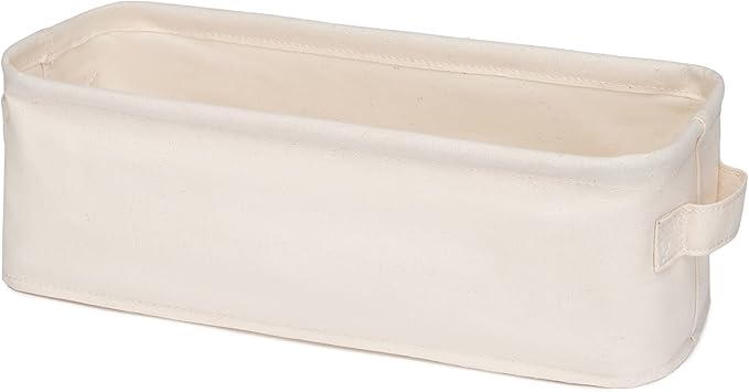 Decorative Basket Rectangular Fabric Storage Bin Organizer Basket by YONBEN