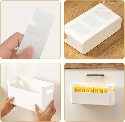 2 Pack Cabinet Organizer Storage, Adhesive Over Cabinet Door Organizer - Image 7