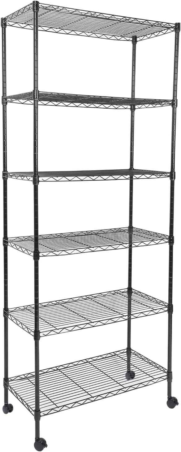 Whitmor 6 Tier Storage Shelves, Heavy Duty by Whitmor