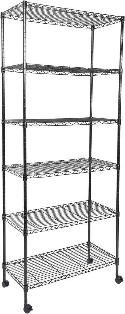 Whitmor 6 Tier Storage Shelves, Heavy Duty by Whitmor