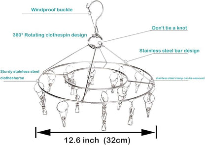 CenYouful Stainless Steel Round Hanging Drying Rack - Image 5