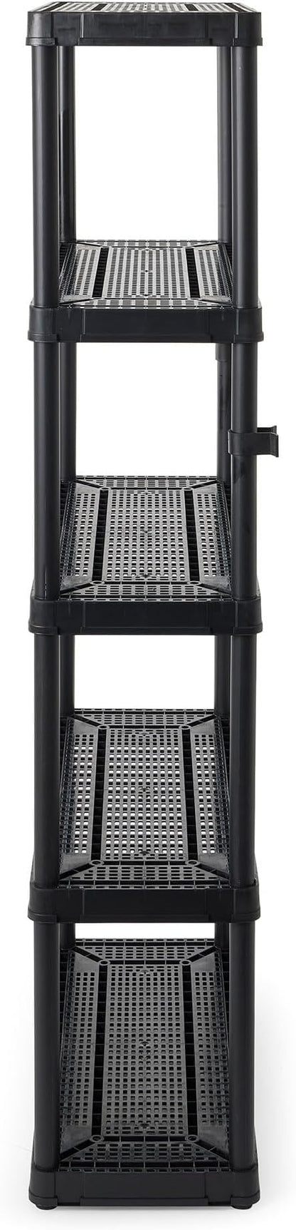 Gracious Living 5 Shelf Fixed Height Ventilated Medium Duty Storage Unit 14 x - Image 9