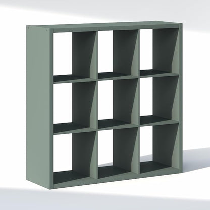 Furinno Cubic Extra Thick 9-Cube Closet Organizers and Storage, Sage Green | - Image 7