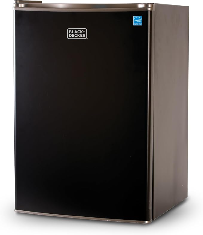 BLACK+DECKER 2.5 Cu. Ft. Compact Refrigerator, ENERGY STAR Certified, Single by BLACKDECKER