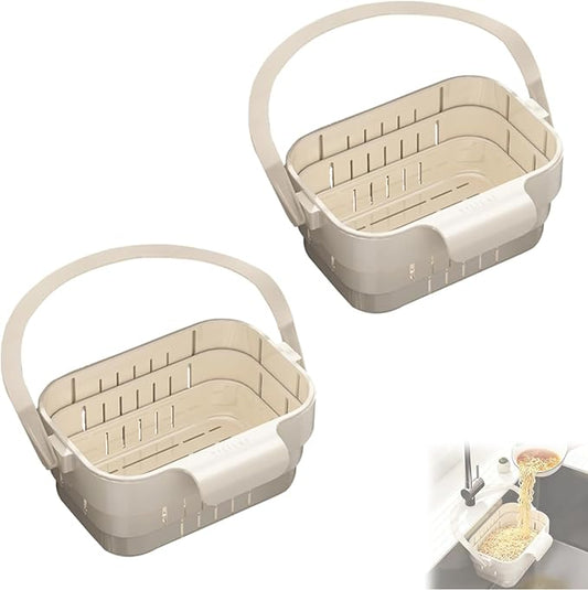 Foldable Hanging Kitchen Sink Drain Basket, No-Drill Hanging Food Catcher by Unknown
