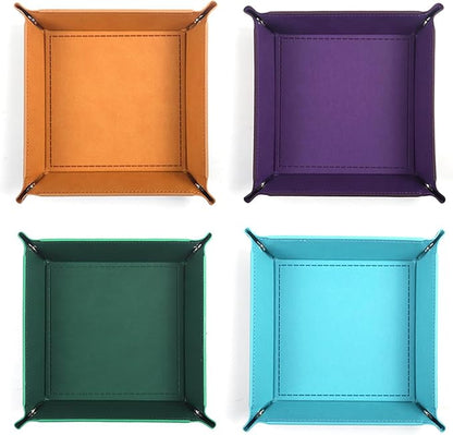 siduater Valet Tray Desktop Storage Organizer – Vegan Leather Catchall Tray - Image 6