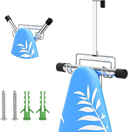 Ironing Board Holder Wall Mount/Over The Door Ironing Board Hanger, Laundry by LOXSUN