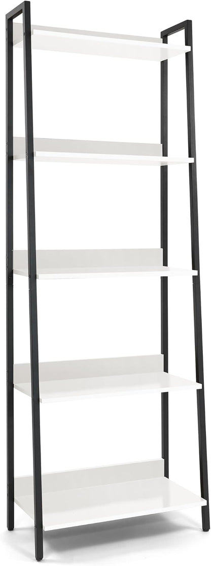 CAPHAUS 5 Tier Ladder Bookshelf, 24 Inch Width Free Standing Shelf, Bookcase - Image 8