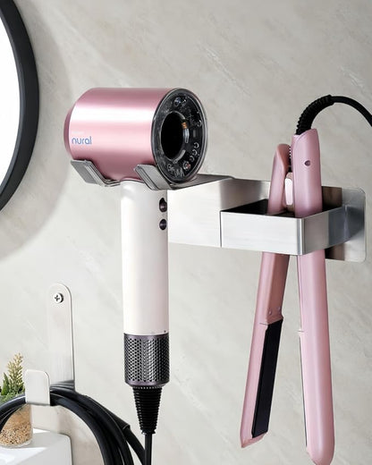 Hair Dryer Holder Wall Mounted, Hair Tool Organizer Wall Mount by Uemusi