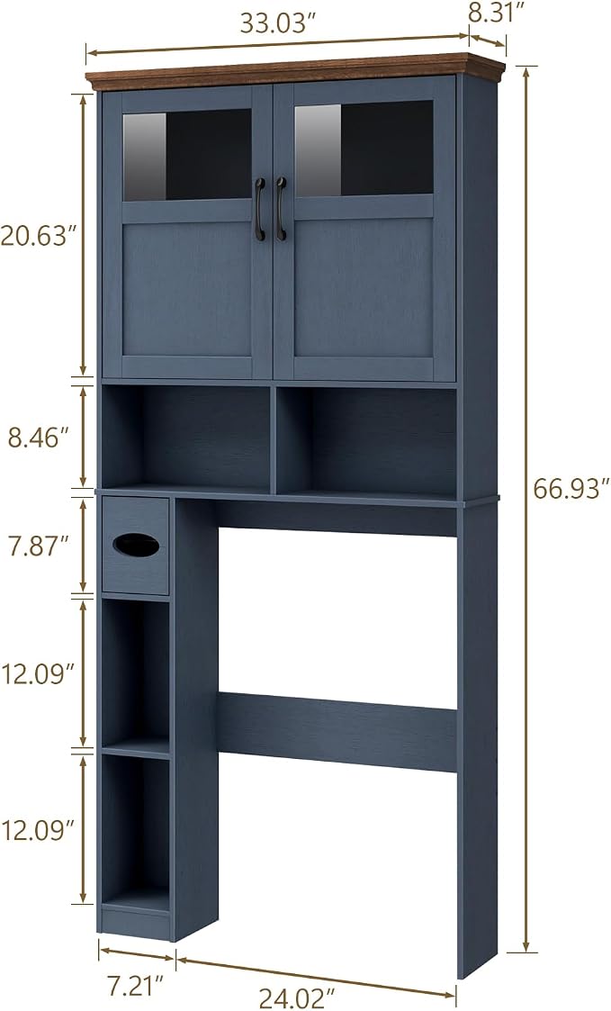 Vabches Over The Toilet Storage Cabinet - Image 2