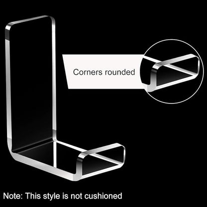 Weewooday 4 Pieces Headphone Hanger Headset Stand Holder Adhesive Wall Mount - Image 3