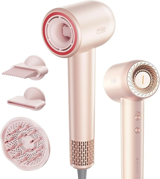 Blow Dryer with Comb, TYMO AIRHYPE Compact 200 Million lonic Hair Dryer with by TYMOFashionTech