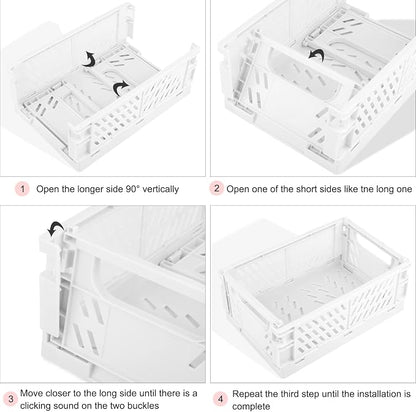 Plastic Storage Baskets for Desk Organizing, Office Drawer Organizer, 2 - Image 3