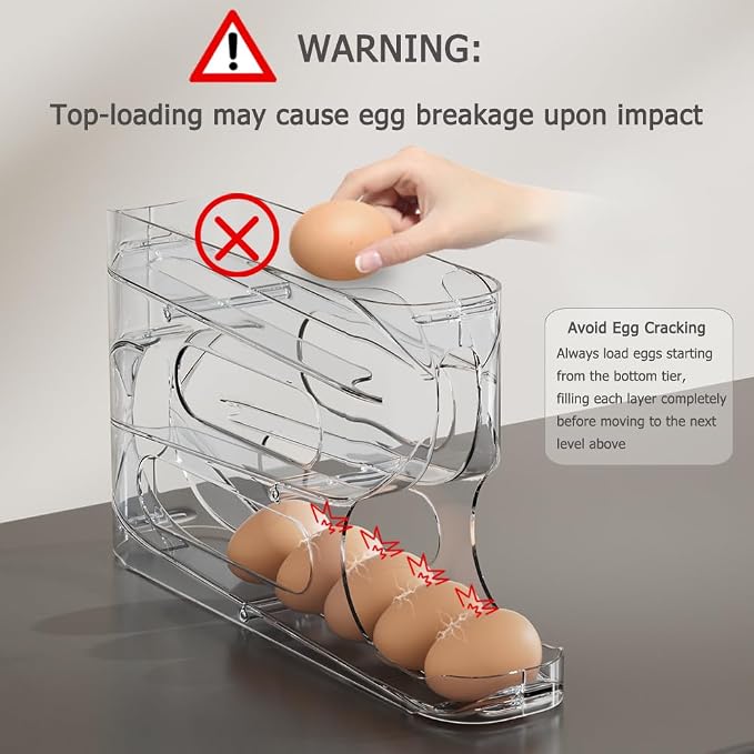 Sotfamily Clear FIFO Egg Holder - Image 5
