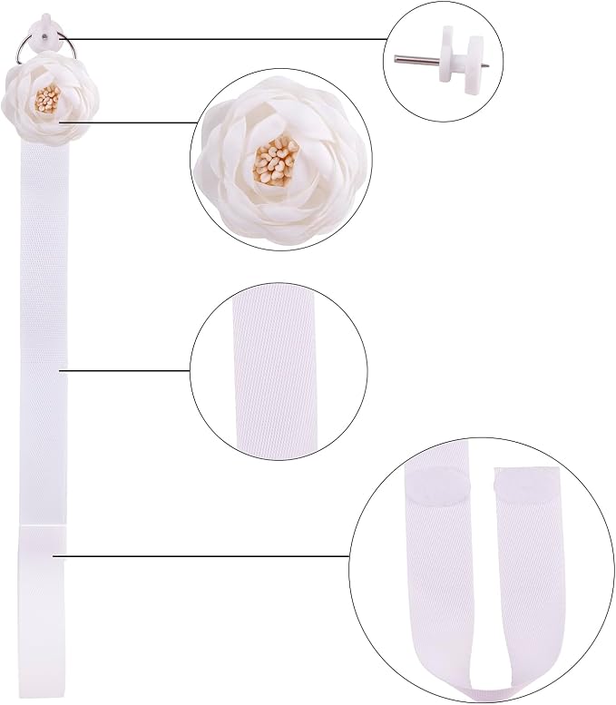 6PCS Bow Holder Hair Bow Organizer, Baby Decorative Hair Accessories Organizer - Image 4