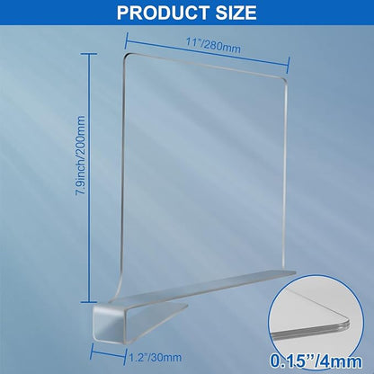 Acrylic Shelf Dividers for Closet Organization 6PCS Closet Shelf Divider Closet - Image 6
