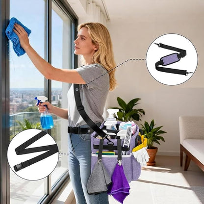 Ytonet Cleaning Caddy, Wearable Cleaning Supplies Organizer - Image 6