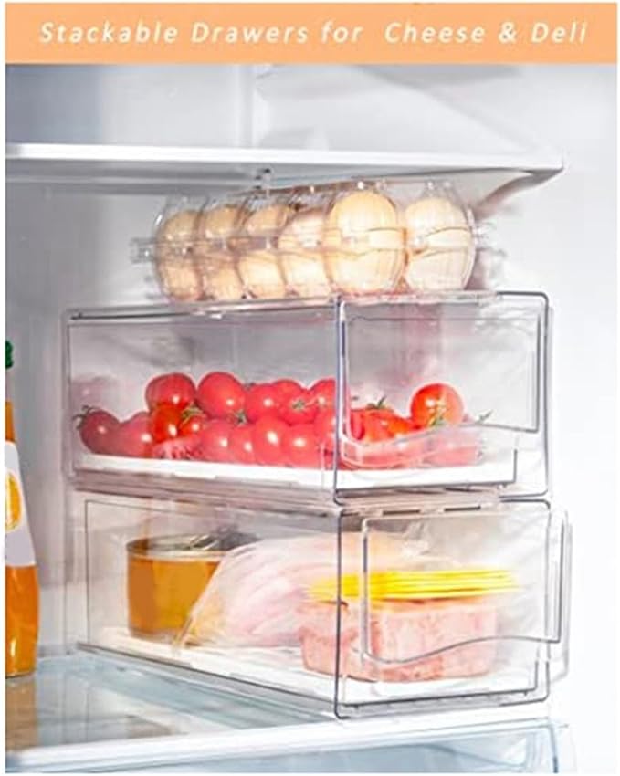 2X Refrigerator Organizer Bins - Image 2