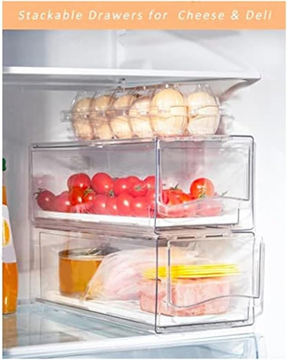 2X Refrigerator Organizer Bins - Image 2