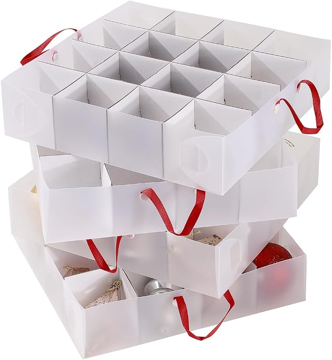 Sattiyrch Plastic Christmas Ornament Storage Box - Image 3