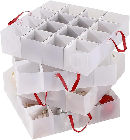 Sattiyrch Plastic Christmas Ornament Storage Box - Image 3