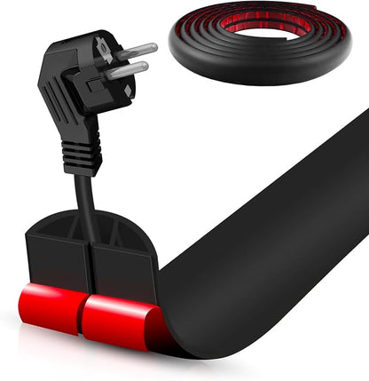 Floor Cord Cover Self Adhesive Cord Hider, 10FT Cable Management, Extension by DBHXXMB-HH